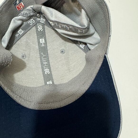 New Era Men's DALLAS  COWBOYS Gray 39THIRTY Flex Hat - Picture 6 of 6